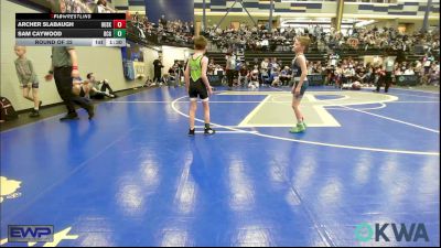 58 lbs Round Of 16 - Archer Slabaugh, Husky WC vs Sam Caywood, Blaine County Grapplers