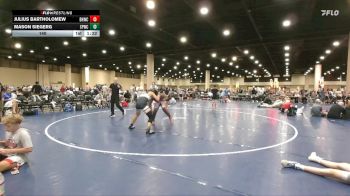 140 lbs 2nd Wrestleback (8 Team) - Julius Bartholomew, BHWC Florida Supreme Young Guns vs Mason Siegerg, Spartan WC