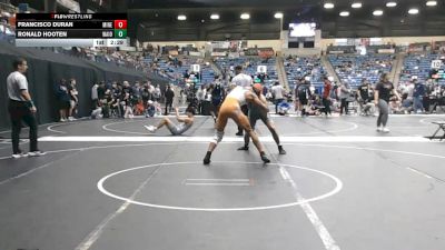165 lbs Cons. Round 2 - Ronald Hooten, Waldorf (Iowa) vs Francisco Duran, Midland (Neb.)