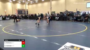 90 lbs Quarterfinal - Drake McClure, Bentworth vs Hudson Hohman, Grove City