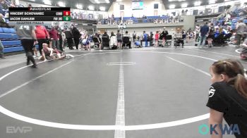 55-58 lbs Quarterfinal - Vincent Schovanec, Cowboy Wrestling Club vs Jacob Dahlem, Jacket Wrestling Club