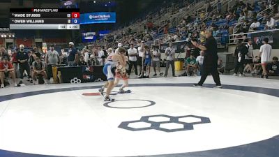 120 lbs Quarters - Wade Stubbs, Kansas vs Owen Williams, Idaho