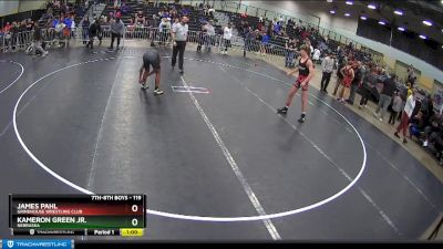 119 lbs 3rd Place Match - James Pahl, Grindhouse Wrestling Club vs Kameron Green Jr., Nebraska