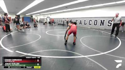 138 lbs Cons. Semi - Josue Guillen, Victor Villains Wrestling Club vs Chase Carrasco, Team SoCal WC