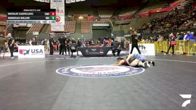 Quarters - Natalie Castillejo, The GR818ERS Wrestling Club vs Rebekah Miller, Blazers Wrestling Club