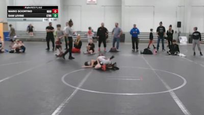 60 lbs Round 6 (8 Team) - Mario Sciortino, Neighborhood Wrestling vs Sam Levine, CTWHALE Green