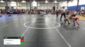 54 lbs Quarterfinal - Easton Johnston, Summit vs Tanner Baxter, Ioc