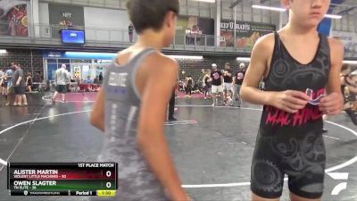 100 lbs Placement Matches (8 Team) - Dominic Braddock, TN Elite vs Russell Goree, Violent Little Machines