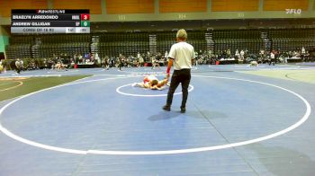 132 lbs Consi Of 16 #2 - Braelyn Arredondo, Homedale vs Andrew Gilligan, Dos Pueblos