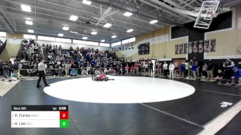 170 lbs Consolation - Robert Clarke, Manchester vs Alton Lee, Hall