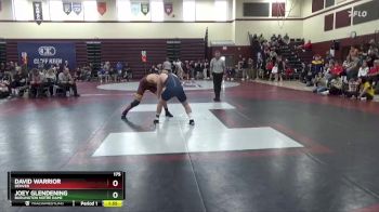 175 lbs Cons. Round 1 - David Warrior, Denver vs Joey Glendening, Burlington Notre Dame