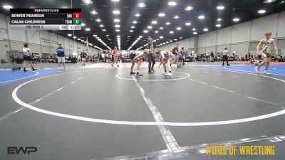 110 lbs Rr Rnd 3 - Bowen Pearson, LWA 12U vs Calan Childress, Team Dash 12U