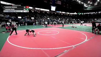 70 lbs Champ. Round 1 - Jaxson Hahn, NBHA vs Winston Weddle, CAL3