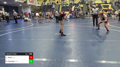 152 lbs Quarterfinal - Logan Kent, Hickory vs Glen Sample, Saegertown