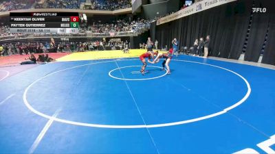 5A 114 lbs Cons. Round 1 - Keenyah Oliver, Buda Hays vs Payten Gutierrez, Melissa