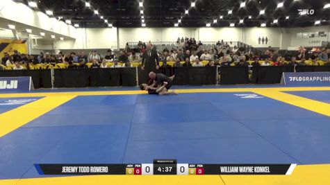 William Wayne Konkel vs Jeremy Todd Romero 2025 World IBJJF Jiu-Jitsu No-Gi Championship