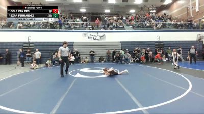 76 lbs Cons. Round 2 - Cole Van Eps, Terreton Panthers vs Ezra Fernandez, Sublime Wrestling Academy