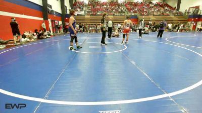 155 lbs Consi Of 4 - Bentley Tumleson, Fort Gibson vs Jake Taylor, Bixby JH Boys