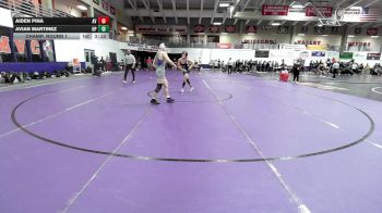 133 lbs Champ. Round 1 - Aiden Pina, Avila vs Avian Martinez, Providence (Mont.)