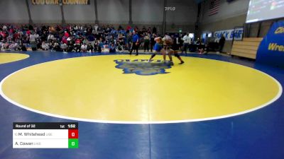 218 lbs Round Of 32 - Melvin Whitehead, Liberty (NV) vs Anthony Cowan, Linden