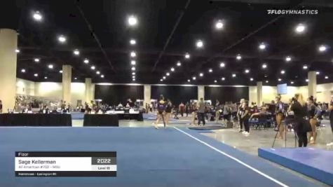 Sage Kellerman - Floor, All American #702 - MSU - 2021 USA Gymnastics Development Program National Championships