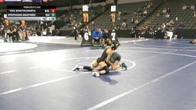 100 lbs Round Of 32 - Eva Bhattacharya, Menlo-Atherton (CC) vs Stephanie Martinez, Highland (Bakersfield) (CS)