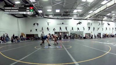 157 lbs Quarterfinal - Austin Crowder, Trine vs Connor Doughty, Adrian