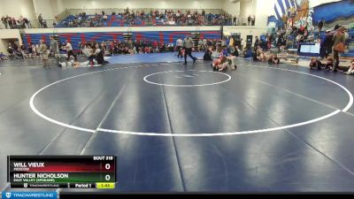 152 lbs Quarterfinal - Hunter Nicholson, East Valley (Spokane) vs Will Vieux, Moscow