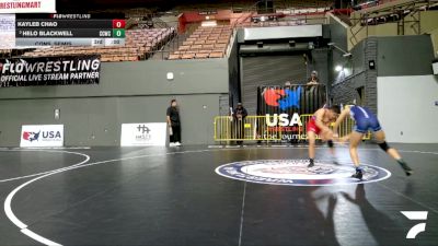 Cadet Boys Lower - 126 lbs Cons. Semis - Luke Black, Temecula Valley High School Wrestling vs Luke Tran