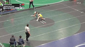 82 lbs Consi Of 32 #1 - Owen Watson, Penn Trafford vs Vincent Balchune, Derry Twp