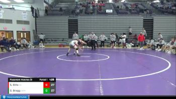 152 lbs Placement Matches (8 Team) - Silas Stits, Center Grove vs Gabe Bragg, Cathedral