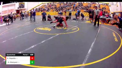 195 lbs Quarterfinal - Alejandro Marquez, Aliso Niguel vs Koa Rapolla, Palm Springs