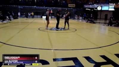 170 lbs Round 3 - Lila Bloomer, Unattached - Fort Hays State vs Paris Gonzales, Schreiner University