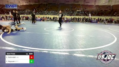 110 lbs Semifinal - Cade Schindel, Liberty Warrior Wrestling Club vs Cole Nguyen, Standfast