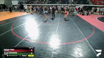 150 lbs Semifinal - Sylis Dinwiddie, Alaska vs Tatum Todd, Montana