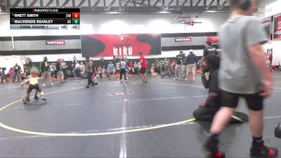 50 lbs Cons. Round 1 - Mackenzie Beasley, Goose Creek vs Rhett Smith, Eastside Youth Wrestling