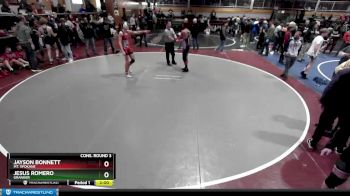 126 lbs Cons. Round 3 - Jayson Bonnett, Mt. Spokane vs Jesus Romero, Granger