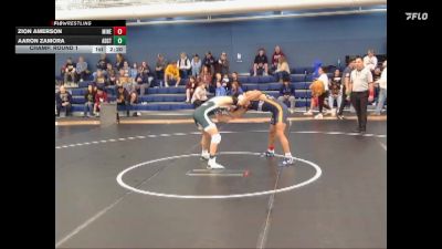 149 lbs Champ. Round 1 - Aaron Zamora, Adams State vs Zion Amerson, Midland (Neb.)