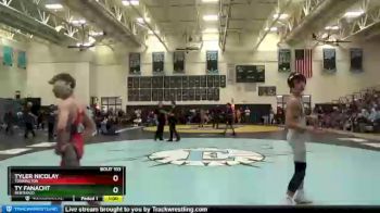 106 lbs Cons. Round 1 - Ty Fanacht, Berthoud vs Tyler Nicolay, Torrington