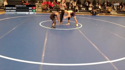 138 lbs Round 1 (16 Team) - Zaen Green, Kearney vs Wesley Diaz, Bellevue West