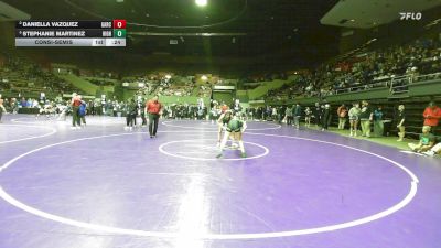 100 lbs Consolation - Daniella Vazquez, Garces vs Stephanie Martinez, Highland (Bakersfield)