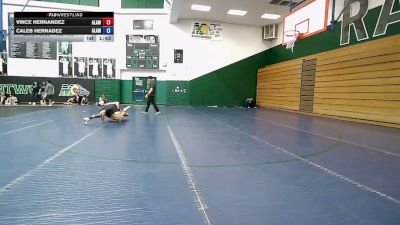 132-138 lbs Semifinal - Caleb Hernadez, Sentinels Wrestling Academy vs Vince Hernandez, Silver