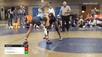 Consolation - Anthony Bartolo, West Virginia Unattached vs Jalin Hankerson, Clarion