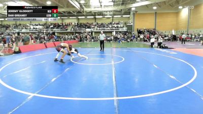 144 lbs Round Of 32 - Jeremy Glodgett, North Country vs Dan Greaney, Leominster