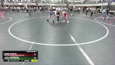 136 lbs Cons. Round 3 - Hank Stortz, Northeast Iowa Wrestling Club vs Jace Anderson, LaCrosse Area Wrestlers