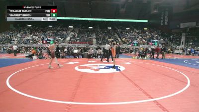 3A-106 lbs Quarterfinal - William Taylor, Powell vs Barrett Bruch, Torrington