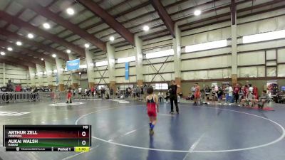 70 lbs Champ. Round 1 - Aukai Walsh, Hawaii vs Arthur Zell, Montana