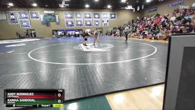 170 lbs Cons. Semi - Karina Sandoval, Nipomo vs Addy Rodriguez, Centennial