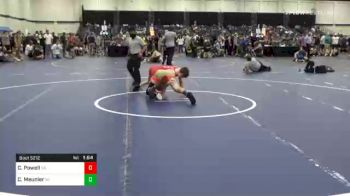 132 lbs Consolation - Connor Powell, GA vs Caleb Meunier, WI