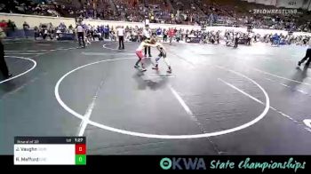 80 lbs Round Of 32 - Jt Vaughn, Skiatook Wrestling Club vs Ryker Mefford, Salina Wrestling Club